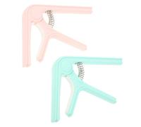 ERINGOGO 2pezzi Capo Per Chitarra Elettrica e Tuner Clip Per Ukulele Accessori Versatili Design e Resistente Per Folk Rock