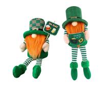 ERINGOGO 2pezzi Decorazioni Gnome Per Festa Di San Patrizio Doll Di Gnome Stoffa Per Decorazioni Festive e Casa Ornamenti Da Tavolo Per Celebrazioni e Tradizioni Holiday