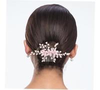 ERINGOGO 2pezzi Fermaglio Per Floreale Sposa Pettine Sposa Cristalli Artificiali Accessori Per Per Matrimonio e Eventi Formali Design Leggero e Dettagli Intrecciati Mano Per Look Unico