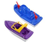ERINGOGO 2pezzi Giocattoli Per Plastica Da Barche Colorate Per Spiaggia e Bagno Leggere e Portatili Sviluppano Creatività e Coordinazione Giocattoli Divertenti Per Giocare