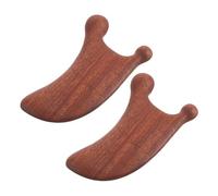 ERINGOGO 2pezzi Gua Facial Tools Pettine Massaggiatore Per Viso e Corpo Strumento Portatile Per Massaggio Faciale Riduce Gonfiore e Rinnova La Per Casa e Viaggi