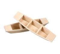 ERINGOGO 2pezzi Modelli di Barca Legno Decorazione per La Casa Ornamenti per Scrivania e Feste Modelli di Barca Legno Grezzo da Colorare e Personalizzare