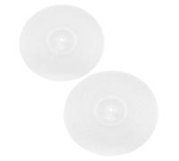 ERINGOGO 2pezzi Piatti Per Batteria in Lega Resistenti Piatto Silenziatore Basso Volume Con Riduzione Rumore e Facile Installazione Accessori Per Strumenti Percussione Per Pratiche Silenzio