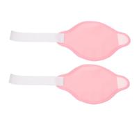 ERINGOGO 2pezzi Reusable Castor Oil Knee Wrap Comfortable Oil Pack for Calf and Knee Relief Soft Material Anti-leak Design for Sleep and Daily Use