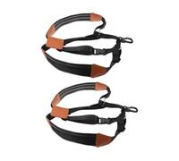 ERINGOGO 2pezzi Spalline Regolabili Per Saxofono Per Ragazzo Ragazza Cinghie Di Supporto Nero Accessori Per Strumenti Musicali Design Ergonomico Per La Pressione Sulle Spalle