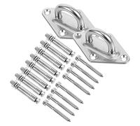 ERINGOGO 2Sets Gancio Acciaio Inossidabile per Sospensione Sicura Attrezzature Anticorrosione e Resistente per Domestico e Professionale