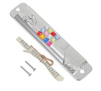 ERINGOGO 2sets Mezuzah Decorativa in Metallo con Pergamena Ebraica Oggetto per Religioso per Stipiti