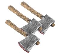 ERINGOGO 3 ASCE Finte con Sangue Realistiche per Decorazioni Halloween Tema Pirati Accessori per Feste e Ambientazioni da Esterno Resistente e Facile da Installare