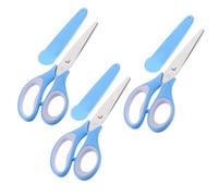 ERINGOGO 3 Forbici per Custodia da Forbicine Sicure in Acciaio Morbido Ergonomico per Bricolage e Scuola Lame Arrotondate per Ragazzi e Ragazze