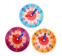 ERINGOGO 3 Pezzi Didattico Legno per Colorati per Apprendimento del Educativo per Sviluppo delle Competenze Cognitive e Logiche Adatto per Scuole e Giochi Casa Materiale Sicuro e Resistente