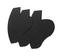 ERINGOGO 3 pezzi Men Beard Shaping Tool e Hairline Design Card per Modellare Barba e Contorno Capelli Cartoncini Resistenti per Barberie e Uso Domestico Nero