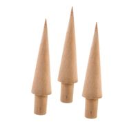 ERINGOGO 3 Pezzi Stampo per Coni Gelato in Legno Modellatore Versatile per Gelati Yogurt Uova Utensile per Dolci Eleganti e Facile da Usare
