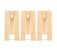 ERINGOGO 3 Pezzi Supporto Ventaglio in Bamboo per Ventagli Pieghevoli Giapponesi Base Espositiva Leggera e Sicura per Tavolo e Parete Organizer Decorativo per Casa e Ufficio