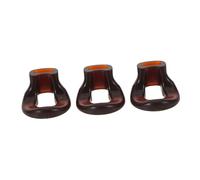 ERINGOGO 3 Pezzi trainer per labbra per flauto allenatore per il controllo del respiro strumento di pratica del musicista antipasto di flauto di bambù Brown