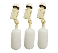 ERINGOGO 3 Pezzi Valvola Controllo Acqua Automatica con Galleggiante in Plastica Braccio Regolabile Kit per Abbeveratoi Bovini Ovini Resistente alle Intemperie per Allevamenti