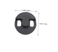 ERINGOGO 3 Pezzi Violoncello Parti Mute Violoncello Pratica Del Violino Sordina Rotonda Silenziatore in Gomma Nera Nero Gomma Da Cancellare