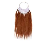 ERINGOGO 30 pezzi Kit Ciocche per Test Colore Capelli Naturali con Chart per Parrucchieri e Studenti Campioni per Colorazione e Styling Professionale Salone
