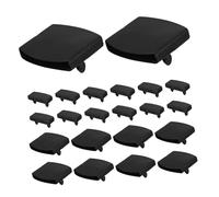 ERINGOGO 36 Pezzi Supporto copridoga Sostituzione doghe Letto agganciare Le sponde del Letto doghe del Letto Copertura della doga del Letto Copridoghe in plastica ABS Black