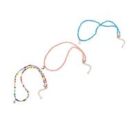 ERINGOGO 3pezzi Collana Di Perline Per Ragazzo Ragazza Ragazza Singolo Gioielli Decorativi Per Collo in Stile Etnico Adatti Per Feste Di Compleanno e Uso Quotidiano