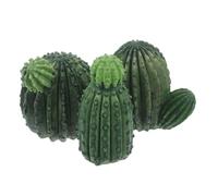 ERINGOGO 3pezzi Piante Grasse Artificiali Resina Per Decorazioni Interne Cactus Fatti Mano Per Micro Paesaggi Design Unico e Realistico Per Casa e Ufficio