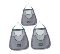 ERINGOGO 3pezzi Sacchetti Rete Sospesi per Aglio, Radice Aromatica e Cipolle Organizer Traspirante da Parete per Conservare Verdure e Mantenere Cibo Fresco