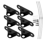 ERINGOGO 3sets Cinghie Di Sicurezza Regolabili Per Mobili Antiribaltamento in Acciaio Resistente Staffe Di Ancoraggio Per Pareti Per Protezione Ragazzo Ragazza e Fissaggio Mobili Come