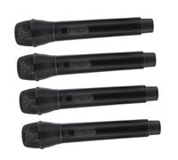 ERINGOGO 4 Microfono per Design Realistico e Leggero Effetti Sonori per Karaoke e Giochi Ruolo Nero per Feste e