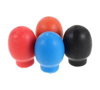 ERINGOGO 4 paia di tappi per sordina per bacchette - Punte per bacchette in silicone per esercitarsi in silenzio - Silenziatori per che riducono il rumore per la batteria acustica