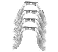 ERINGOGO 4 Pezzi Accessori per imbragature del naso cuscino nasale per occhiali cuscinetto per occhiali da parti degli occhiali naselli Tasco per gli occhiali Gel di silice Trasparente