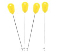 ERINGOGO 4 pezzi Ago Esca Pesca in Abs Resistente Strumento Portatile per Esche per Pesca Ago per Realizzazione Sartiame Facile da Usare per Principianti e Esperti