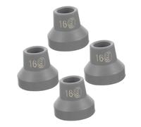 ERINGOGO 4 Pezzi Cuscinetti Per Le Stampelle Anziani Suggerimenti Punte Di Canna Accessori Per Stampelle A Piedi Da Passeggio Puntali Per Stampelle Gomma Da Cancellare Grigio