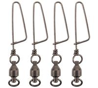 ERINGOGO 4 pezzi di girelle con cuscinetto a sfera - Girelle per aquiloni resistenti - Clip con cuscinetto a sfera in ferro per lenze da pesca e accessori per connettori per briglie per aquiloni