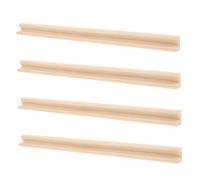 ERINGOGO 4 Pezzi Di Supporti Per Piastrelle in Legno, Per La Sostituzione Delle Lettere, Vassoi Espositivi Non Finiti Per Mahjong, Per Progetti Artigianali, Accessori Per Giochi Da Tavolo,