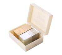 ERINGOGO 4 pezzi Kit Blocchi Densità Metallo Rame Ferro Alluminio e Legno per Esperimenti Scientifici e Didattica Fisica Strumenti Educativi per Indagine della Massa e Volume