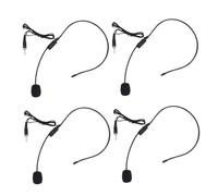 ERINGOGO 4 pezzi Microfono Headset Earhook Cablato per Amplificatore Vocale e Leggero per Conferenze Lezioni e Presentazioni