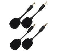 ERINGOGO 4 pezzi Microfono Professionale Noise Cancelling Mini Direzionale Poli per Registrazioni Streaming e Canto Smartphone Plug Play Portatile
