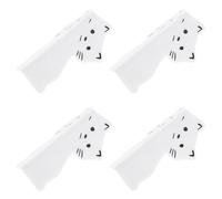 ERINGOGO 4 Pezzi Protezioni Angolari in Silicone Morbido per Battiscopa e Mobili Paraspigoli per Animali Adattabili Muri e Divani Sicurezza Antiurto con Design Gatto Cartoon