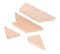 ERINGOGO 4 Pezzi Puzzle a Cubo Di Legno Per Adulti Incontro Colore Forma Teaser Gioco Classe Numero Geometrico Educativo Puzzle Da Tavolo Da Disegno Puzzle a Blocchi Cachi