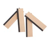 ERINGOGO 4 Pezzi Sella in Legno per Ponte Chitarra Acustica Dobro Folk Sostituzione Stable Intonation Finitura Naturale per Upgrade DIY e Manutenzione Luthier