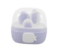 ERINGOGO 4 Pezzi set tagliaunghie per ragazzo Taglia unghie tagliaunghie riparazione infantile Clipper per unghie neonati Kit di toelettatura neonato plastica Sky-Blue