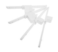 ERINGOGO 4 Pezzi Sollevatore sponda letto ferramenta per sponde del letto staffa connettore per mobili White