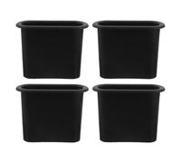 ERINGOGO 4 Pezzi Tubo Port per Speaker Tt-19 Piatto in Plastica Nero | Canale Interno per Cassa e Subwoofer, Design Salvaspazio, Flusso Aria Ottimizzato