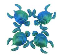 ERINGOGO 4 Sea Turtle Toys Printed Articulated Models With Movable Joints Flexible Turtle Figurines For Home And Office Decor Life Collectors And Educational Gift