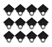 ERINGOGO 40 Pezzi Chiusure in Plastica Pp Resistenti alle Macchie Gancio Scatto per Armadio e Libreria Design Semplice e Pratico Blocco a Vie