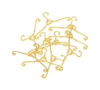 ERINGOGO 48 Mini Dollhouse Clothes Hangers in Vintage Metal Compact Wire Rack Stands For Doll Wardrobe Organization And Display