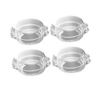 ERINGOGO 4pezzi Copertura Protettiva per Serratura Porta in Trasparente di Protezione per Ragazzo Ragazza Ragazza Adatta Tutte le Porte Facile da Installare senza Attrezzi per Garantire