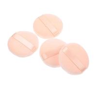 ERINGOGO 4pezzi Spugnetta Cipria Rotonda Per Fondotinta E Cosmetici Spugna Non Fluorescente Dimensione Piccola Per Applicazione Veloce E Facile Per Uso Salone Casa O Viaggio