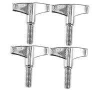 ERINGOGO 4pezzi Viti Farfalla Per Supporto Tamburo in Metallo Solido Dadi Regolabili Per Piatti Batteria Per Staffa Drum Kit Fissaggio Rapido e Stabile