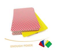 ERINGOGO 5 Carte Poker Taglio Professionale in Plastica PVC Dispenser Poker Resistente e Pratico Accessorio da Tavolo Superficie Liscia senza Sbavature Compatibile con Tavoli da