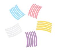 ERINGOGO 5 fogli Silicone Lash Lifting Pads Colori Riutilizzabili per Permanente Ciglia Adatti Forme Occhi Leggeri e Resistenti per e Individuale